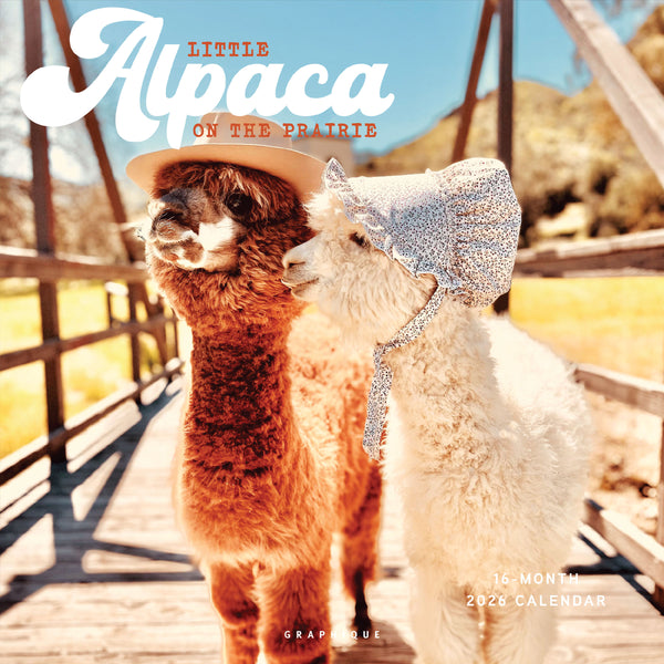 Little Alpaca on the Prairie 12 x 12 Wall Calendar