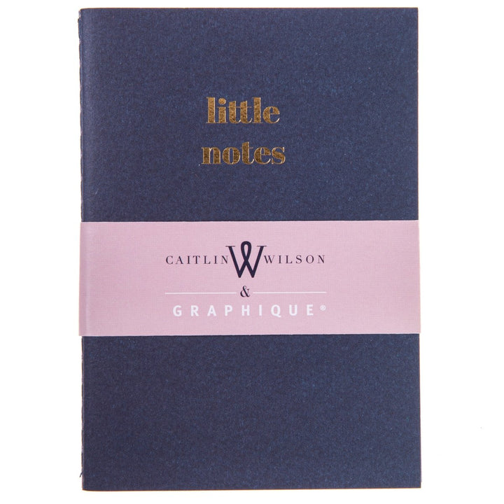 Caitlin Wilson Navy Set of 3 Mini Journals - Graphique de France