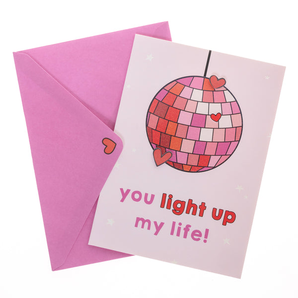 Disco Ball Handmade Card