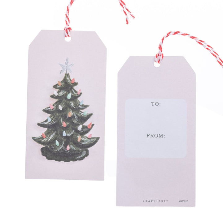 Ceramic Tree Single Holiday Gift Tags - Graphique de France