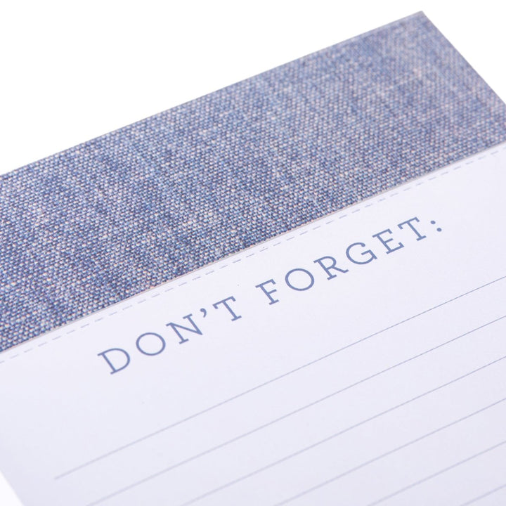 Chambray Jotter Notepad - Graphique de France