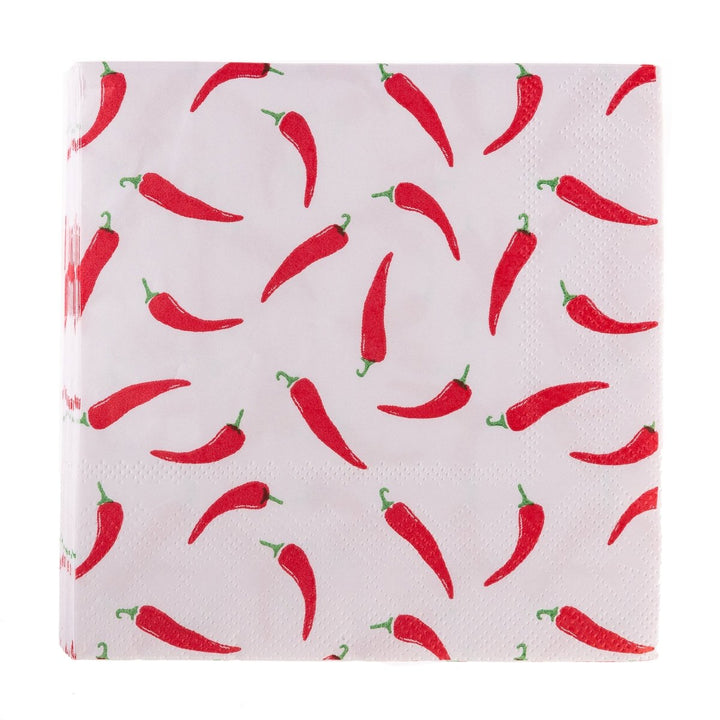 Chili Peppers Cocktail Napkins - Graphique de France