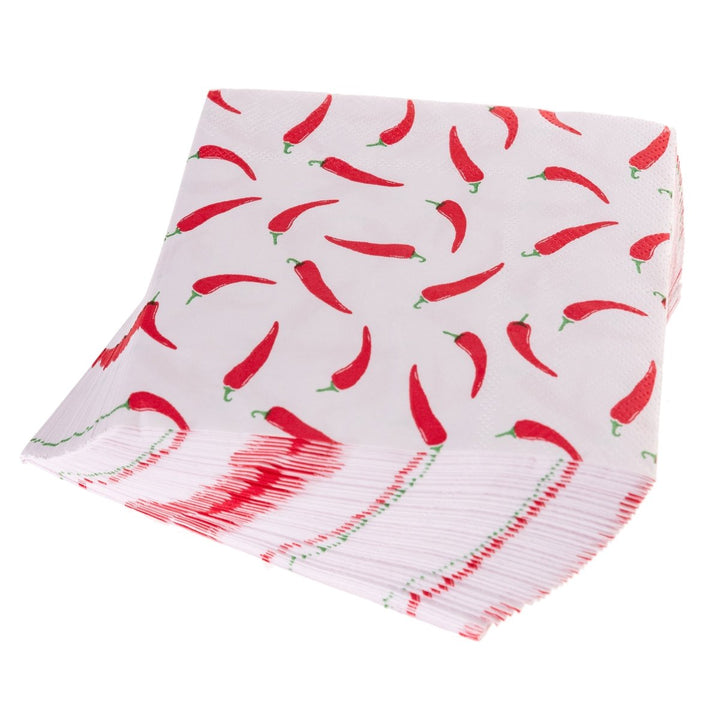 Chili Peppers Cocktail Napkins - Graphique de France