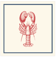 Classic Lobster Cocktail Napkins - Graphique de France