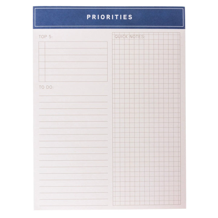 Classic Navy Large Notepad - Graphique de France