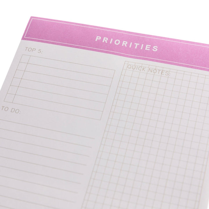 Classic Pink Large Notepad - Graphique de France