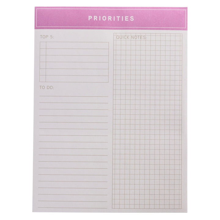 Classic Pink Large Notepad - Graphique de France