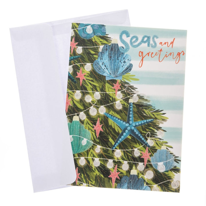 Coastal Large Holiday Keepsake Boxed Cards - Graphique de France