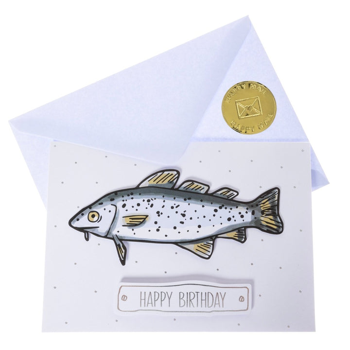 Cod Birthday Handmade Card - Graphique de France