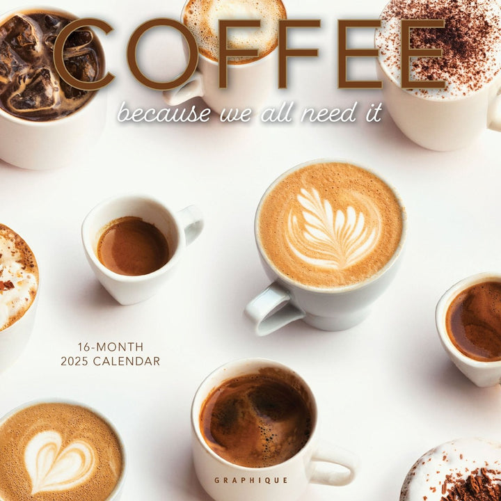 Coffee 12 x 12 Wall Calendar - Graphique de France