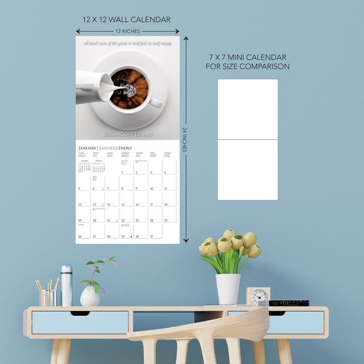 Coffee 12 x 12 Wall Calendar - Graphique de France