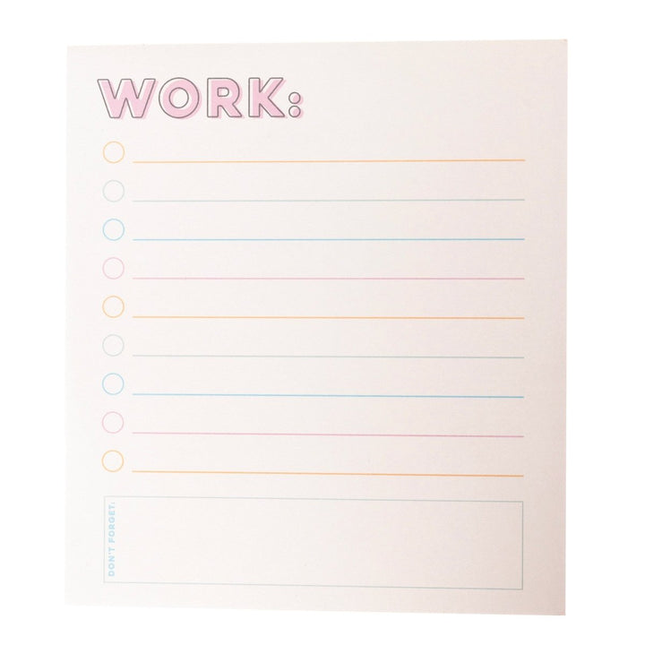 Colorful Cream Set of 3 Notepads - Graphique de France