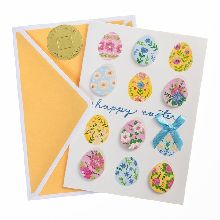 Colorful Eggs Easter Handmade Card - Graphique de France