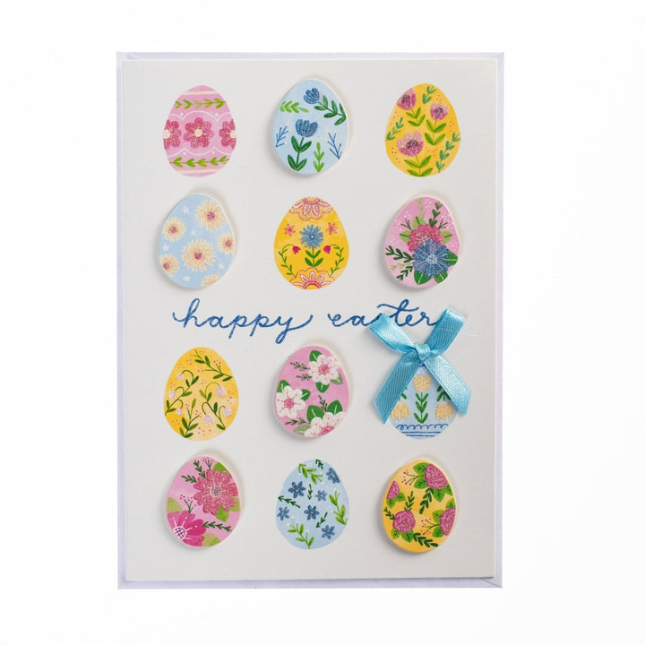 Colorful Eggs Easter Handmade Card - Graphique de France