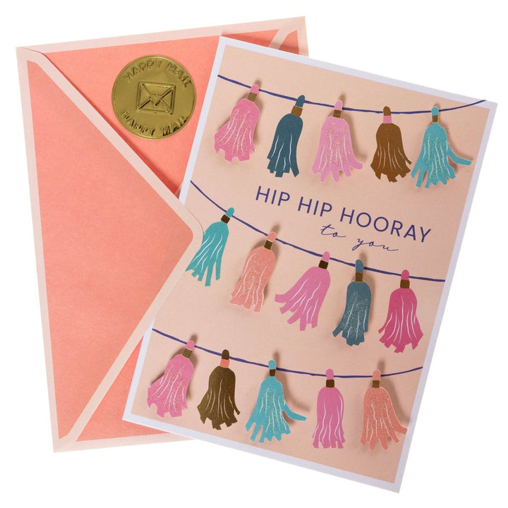 Colorful Tassels Handmade Card - Graphique de France