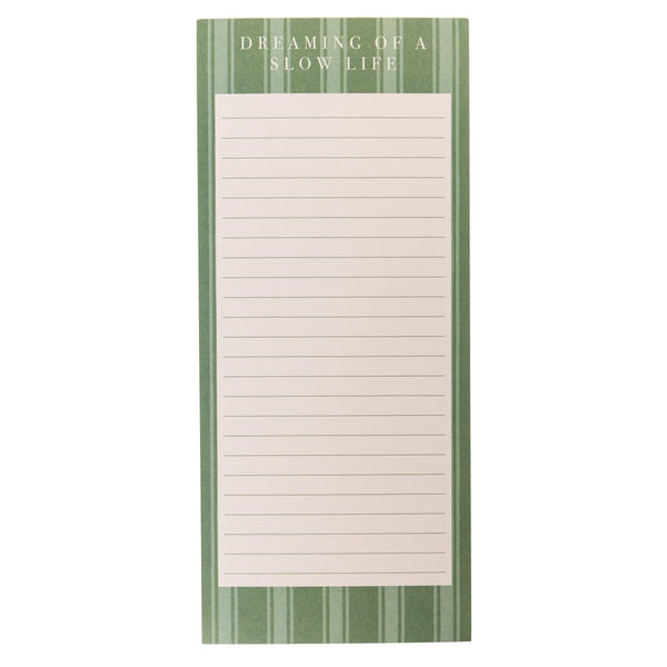 Cottage Stripe Magnetic Notepad - Graphique de France