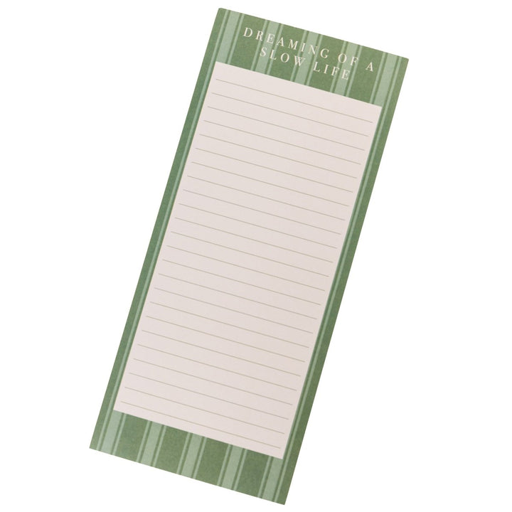 Cottage Stripe Magnetic Notepad - Graphique de France