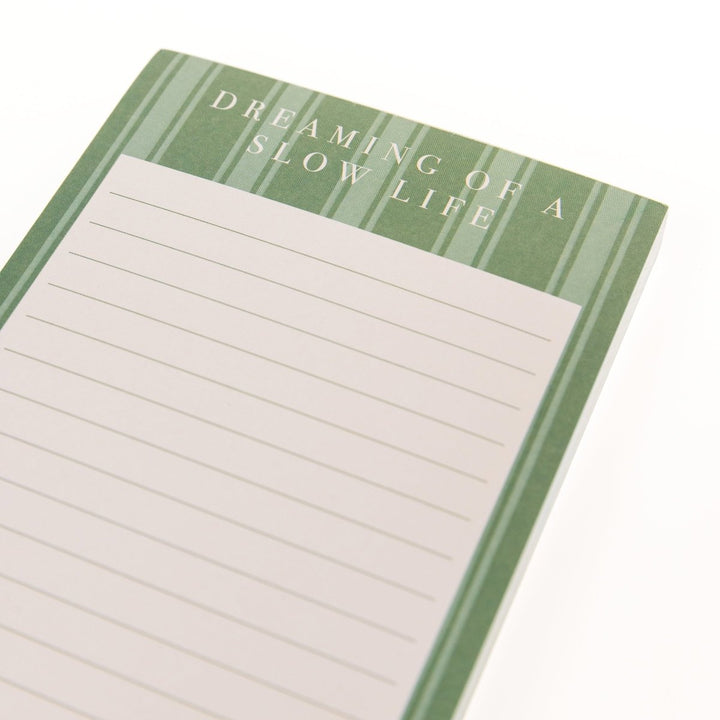 Cottage Stripe Magnetic Notepad - Graphique de France