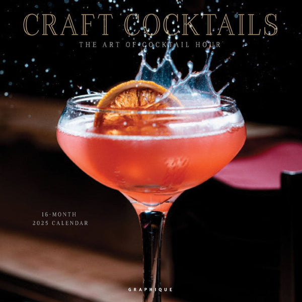 Craft Cocktail 12 x 12 Wall Calendar - Graphique de France