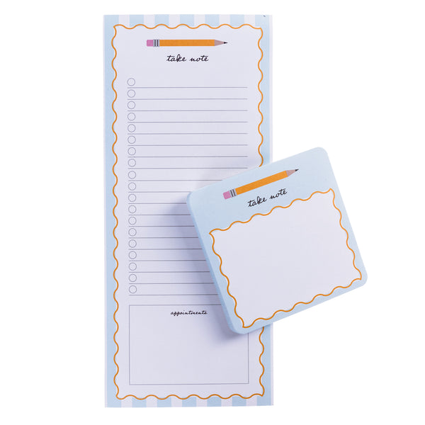 Take Note Magnetic Notepad and small notepad set