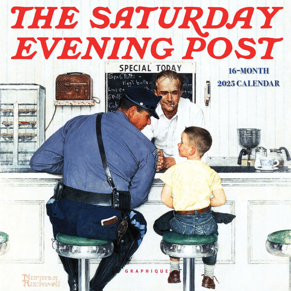 Saturday Evening Post 7 x 7 Mini Calendar