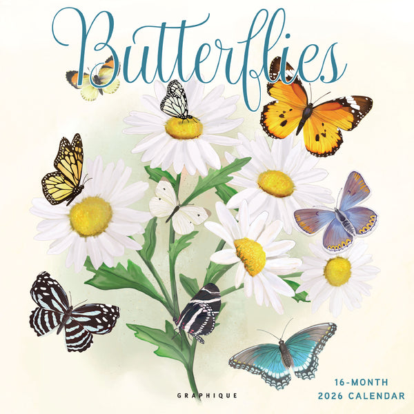 Butterflies 12 x 12 Wall Calendar