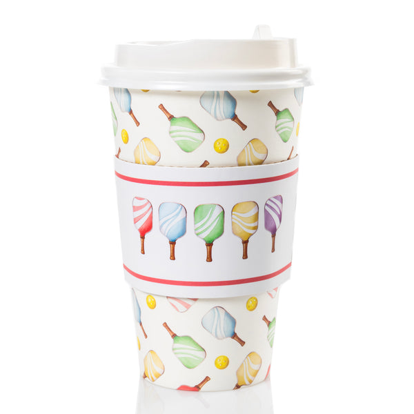 Pickleball  12 Disposable Travel Cups