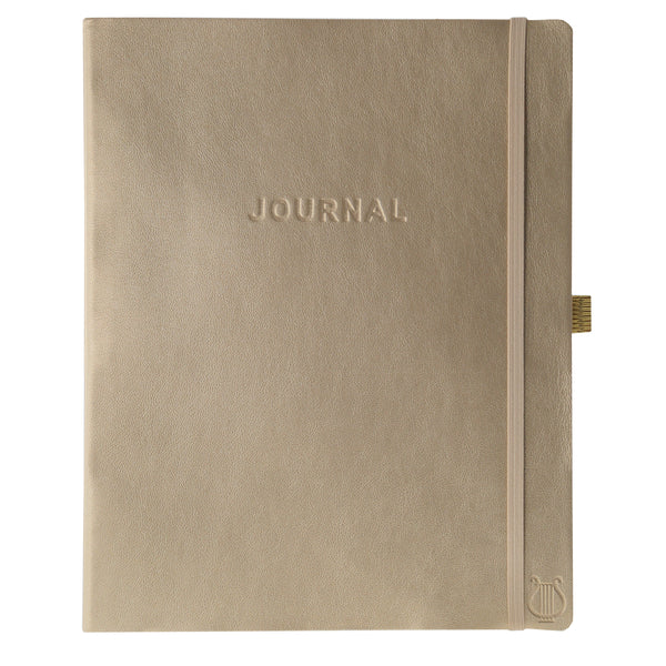 Apollo Collection Gold 8 x 10 Vegan Leather Journal