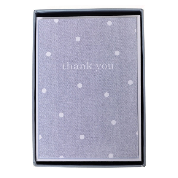 Denim Polka Dot Boxed Cards - Graphique de France