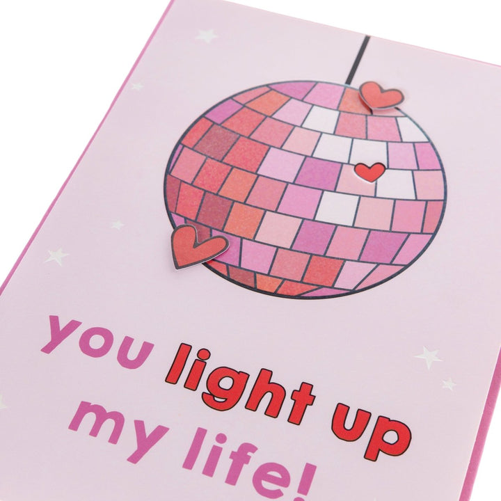 Disco Ball Handmade Card - Graphique de France