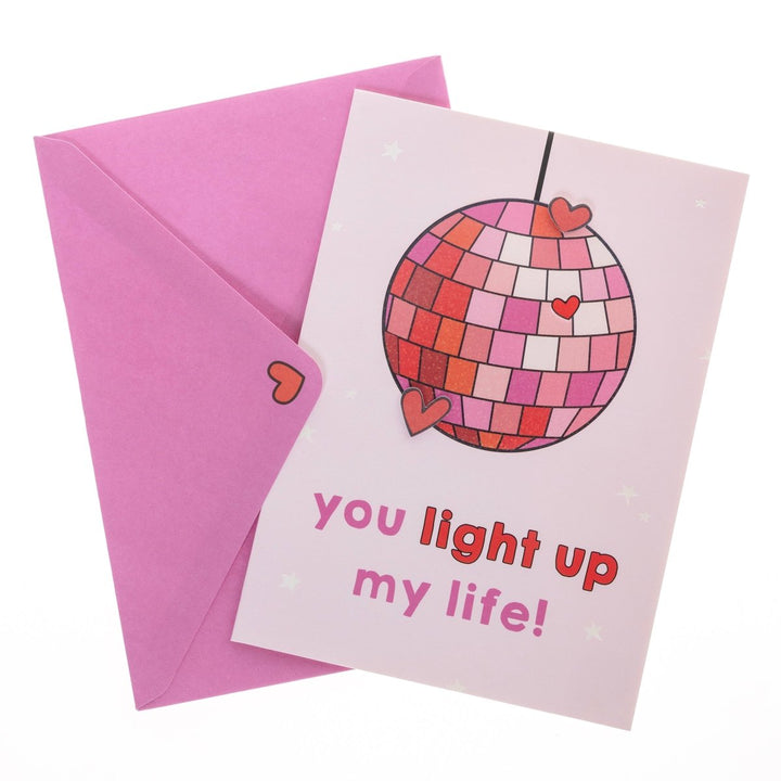 Disco Ball Handmade Card - Graphique de France