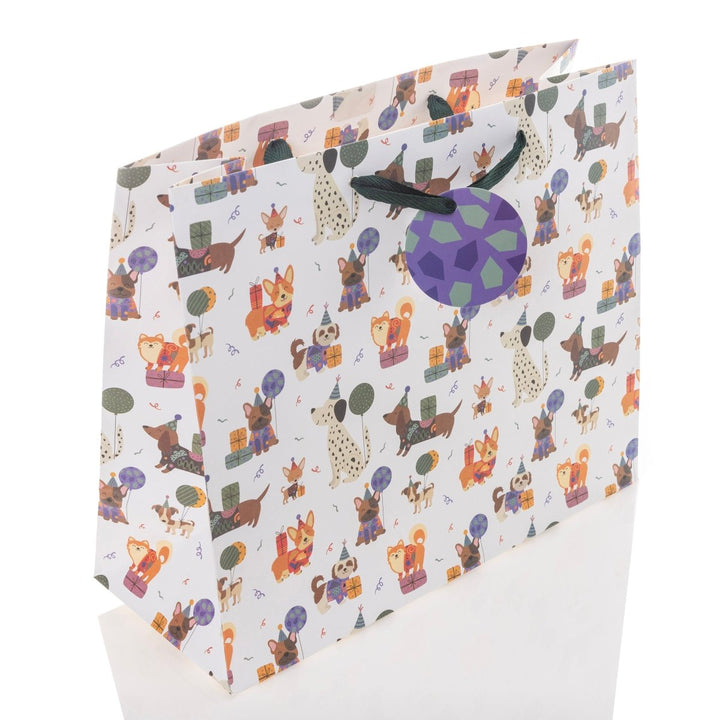 Dog Birthday Large Landscape Gift Bag - Graphique de France