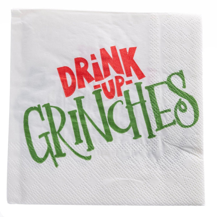 Drink Up Holiday Cocktail Napkins - Graphique de France