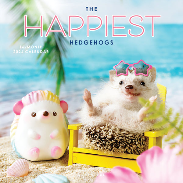 The Happiest Hedgehogs 12 x 12 Wall Calendar
