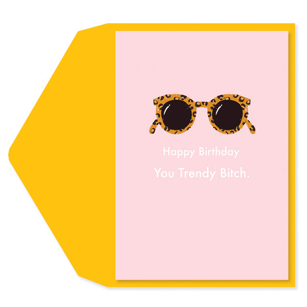 Cheetah Sunglasses Greeting Card