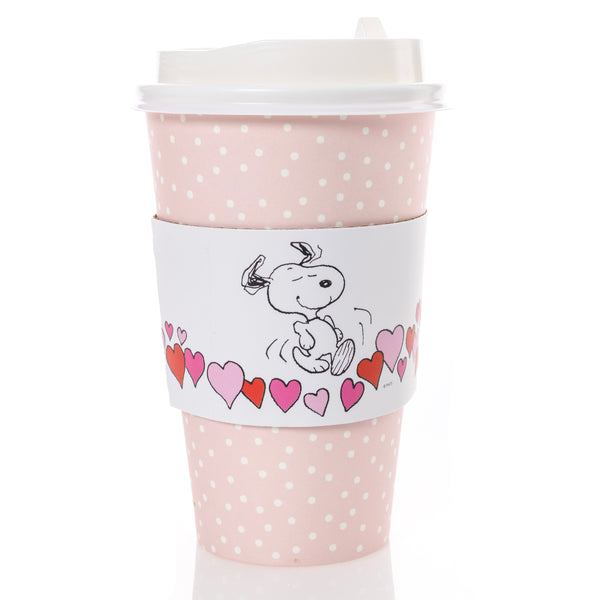 Peanuts Snoopy Hearts Set of 12 To Go Cups