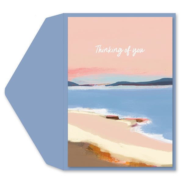Beach Painting Sympathy Card