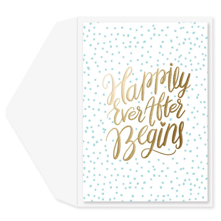 Ever After Begins Wedding Card - Graphique de France