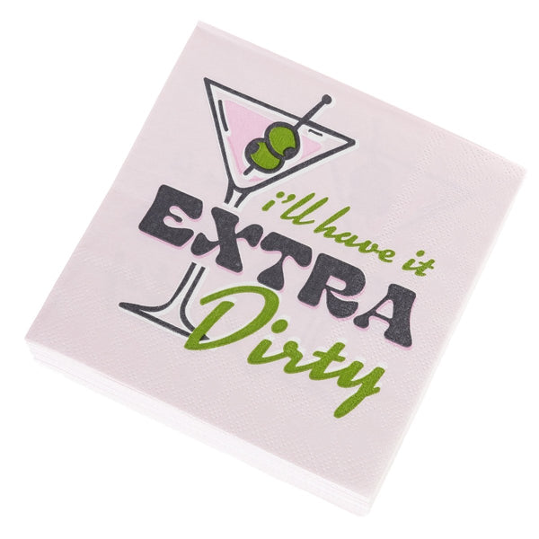 Extra Dirty Cocktail Napkins - Graphique de France