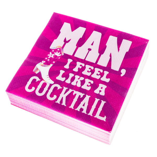 Man I Feel Like a Cocktail Cocktail Napkins