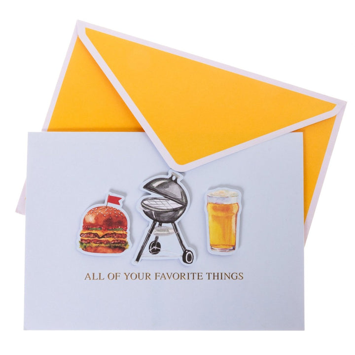 Favorite Things Grill Handmade Card - Graphique de France