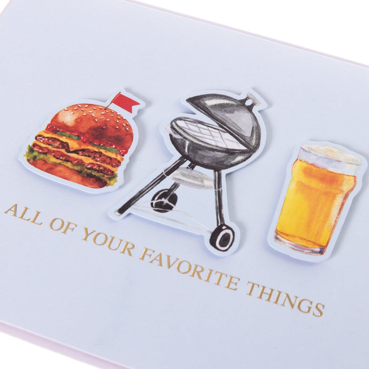 Favorite Things Grill Handmade Card - Graphique de France