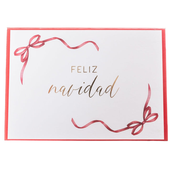 Feliz Navidad Holiday Flip Top Boxed Card - Graphique de France