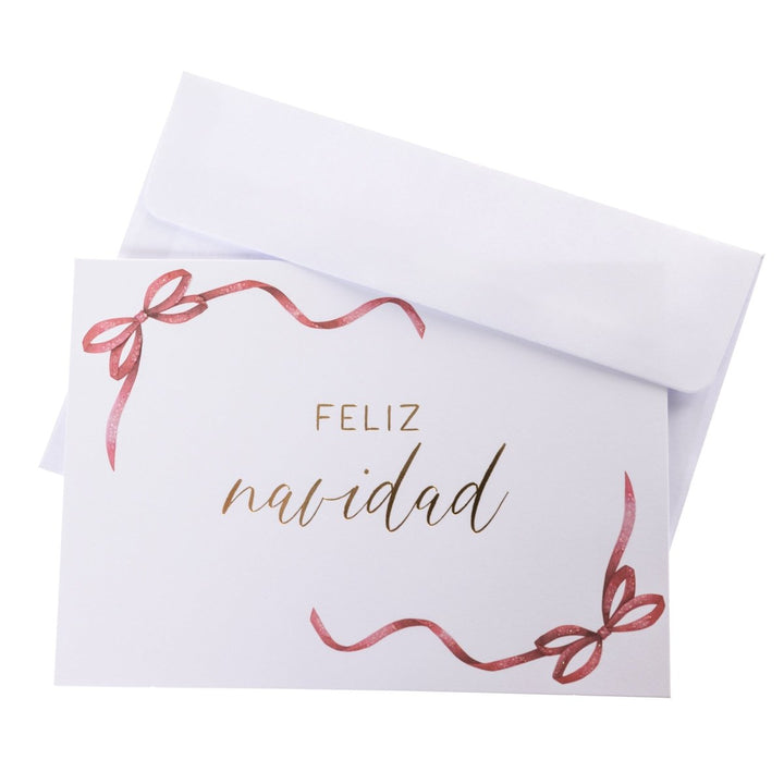 Feliz Navidad Holiday Flip Top Boxed Card - Graphique de France