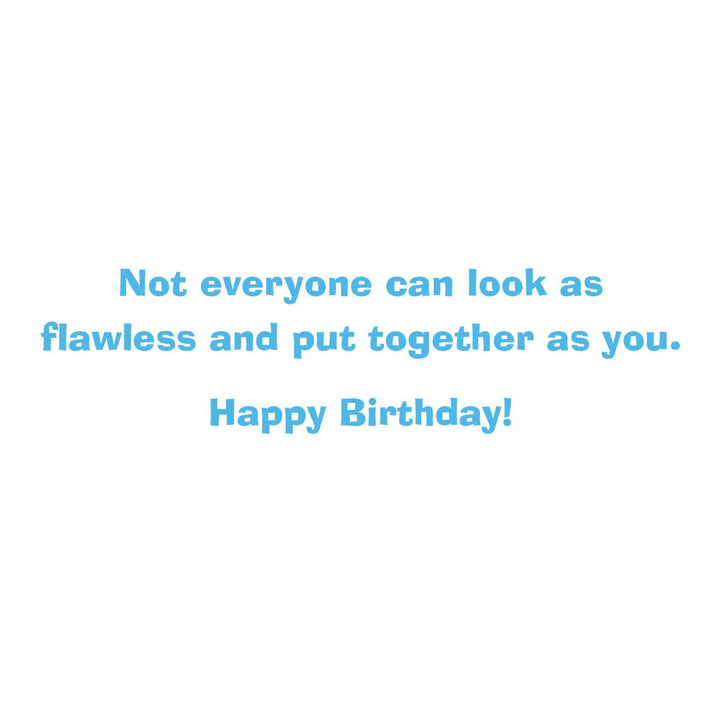 Flawless Alpaca Birthday Card - Graphique de France