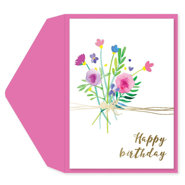 Flowers Birthday Card - Graphique de France