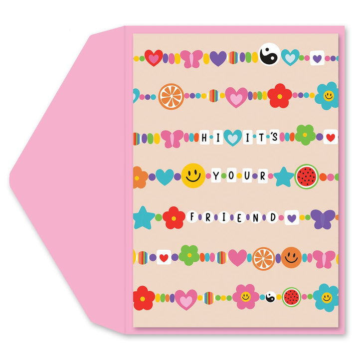 Friend Bracelet Friendship Card - Graphique de France