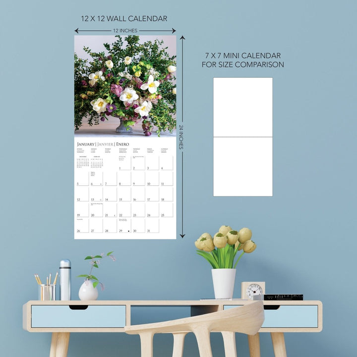 Garden Bouquets 12 x 12 Wall Calendar - Graphique de France