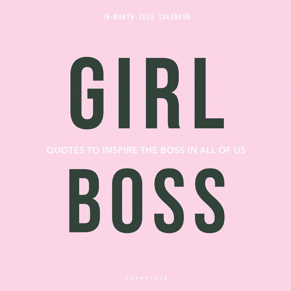 Girl Boss 12 x 12 Wall Calendar - Graphique de France