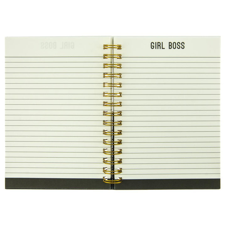 Girl Boss 6 x 8 Spiral Hard Cover Journal - Graphique de France